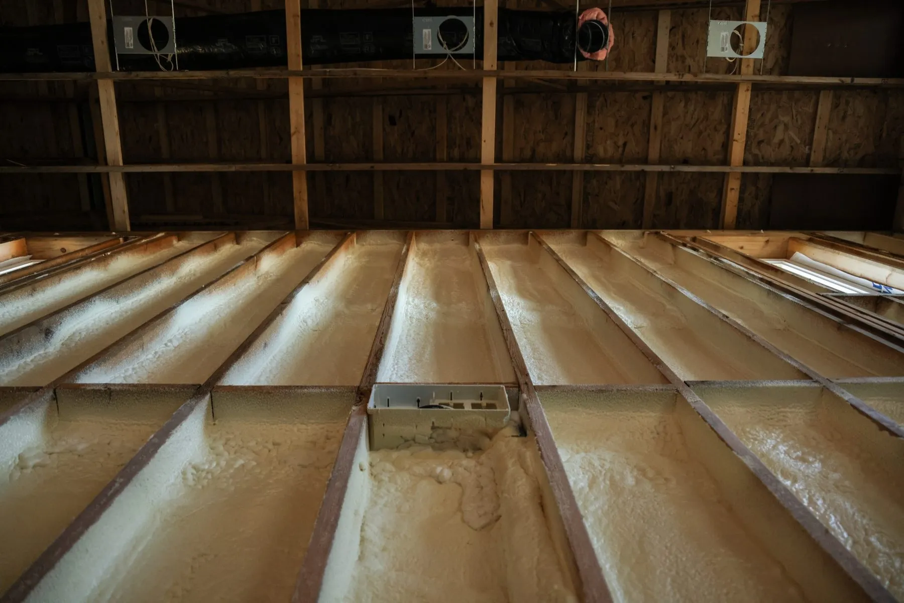 Residential spray foam project